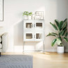 Komoda biała 68x39x107 cm stal