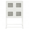 Komoda biała 68x39x107 cm stal
