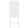 Komoda biała 68x39x107 cm stal