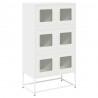 Komoda biała 68x39x123 cm stal