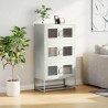 Komoda biała 68x39x123 cm stal