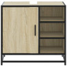 Szafka pod umywalkę łazienkową Sonoma Oak 65x33x60 cm Drewno klejone