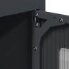 Komoda wysoka Antracyt 68x39x123 cm Stal