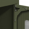 Komoda Oliwkowo-zielona 68x39x123 cm Stal