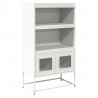 Komoda biała 68x39x123 cm stal