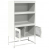 Komoda biała 68x39x123 cm stal