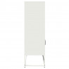 Komoda biała 68x39x123 cm stal
