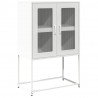 Komoda biała 68x39x107 cm stal