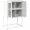 Komoda biała 68x39x107 cm stal