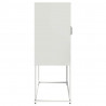 Komoda biała 68x39x107 cm stal