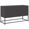 Szafka pod telewizor, czarna, 100,5x39x60,5 cm, stalowa