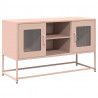 Szafka pod telewizor, różowa, 100,5x39x60,5 cm, stalowa