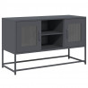 Szafka pod telewizor, antracytowa, 100,5x39x60,5 cm, stalowa