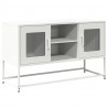 Szafka pod telewizor, biała, 100,5x39x60,5 cm, stalowa