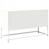 Szafka pod telewizor, biała, 100,5x39x60,5 cm, stalowa
