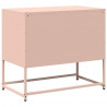 Szafka pod telewizor, różowa, 68x39x60,5 cm, stalowa