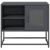 Szafka pod telewizor, antracytowa, 68x39x60,5 cm, stalowa