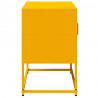 Szafka pod telewizor, musztardowa, 68x39x60,5 cm, stalowa