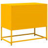 Szafka pod telewizor, musztardowa, 68x39x60,5 cm, stalowa