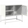 Szafka pod telewizor, biała, 68x39x60,5 cm, stalowa