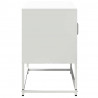 Szafka pod telewizor, biała, 68x39x60,5 cm, stalowa