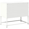 Szafka pod telewizor, biała, 68x39x60,5 cm, stalowa