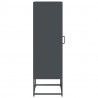 Komoda wysoka Antracyt 36x39x123 cm Stal walcowana na zimno