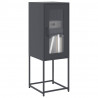 Komoda Antracyt 36x39x107 cm Stal walcowana na zimno