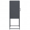 Komoda Antracyt 36x39x107 cm Stal walcowana na zimno