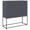 Szafka, antracytowa, 100,5x39x107 cm, stal walcowana na zimno