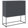 Szafka, antracytowa, 100,5x39x107 cm, stal walcowana na zimno