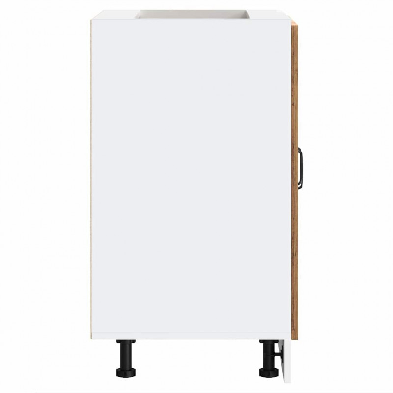 Szafka pod zlewozmywak, Kalmar, stare drewno, 60x46x81,5 cm