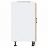Szafka pod zlewozmywak, Kalmar, stare drewno, 60x46x81,5 cm