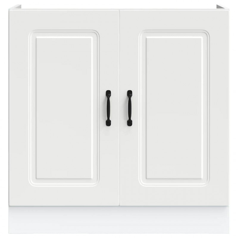 Szafka pod zlewozmywak, Kalmar, biała, 80x46x81,5 cm