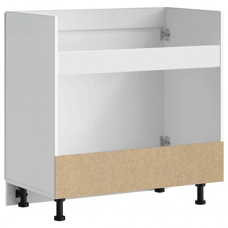 Szafka pod zlewozmywak, Kalmar, biała, 80x46x81,5 cm