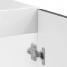 Szafka pod zlewozmywak, Kalmar, czarna, 80x46x81,5 cm