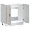 Szafka pod zlewozmywak, Kalmar, biała, 80x46x81,5 cm