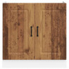 Szafka pod zlewozmywak, Kalmar, stare drewno, 80x46x81,5 cm