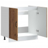 Szafka pod zlewozmywak, Kalmar, stare drewno, 80x46x81,5 cm