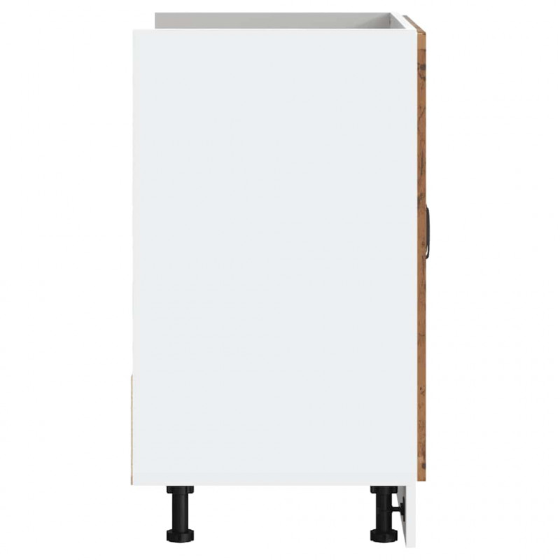 Szafka pod zlewozmywak, Kalmar, stare drewno, 80x46x81,5 cm