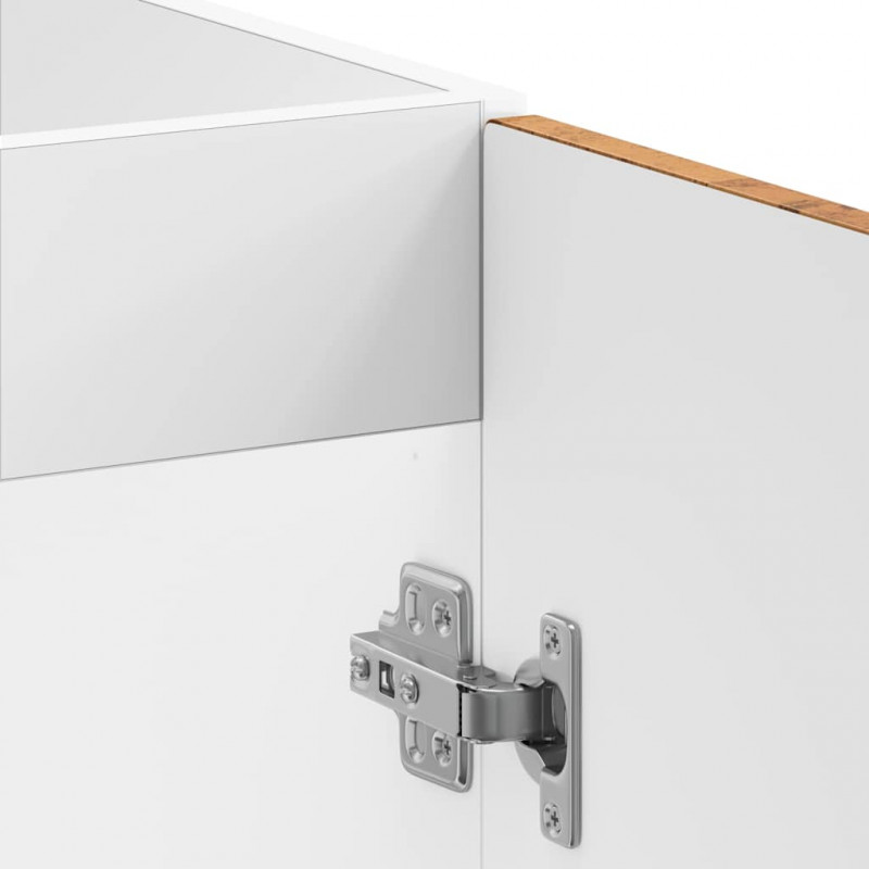 Szafka pod zlewozmywak, Kalmar, stare drewno, 80x46x81,5 cm