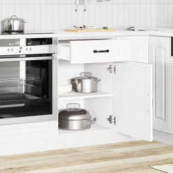 Szafka kuchenna dolna, Kalmar, biała, materiał drewnopochodny