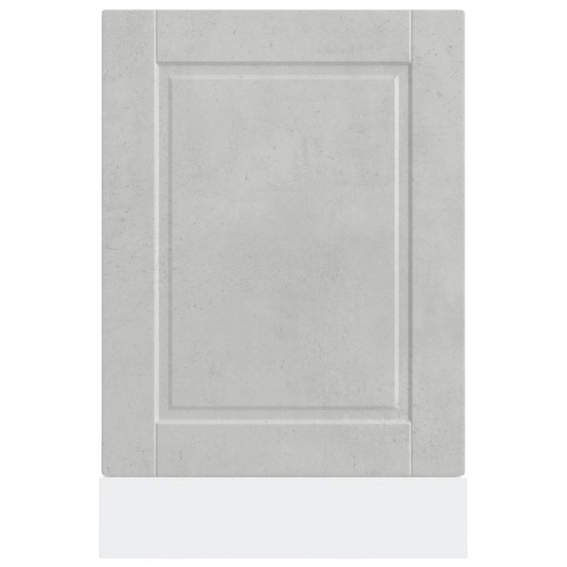 Panel do zmywarki, Porto, szarość betonu, 45x1,5x67 cm