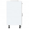 Szafka kuchenna dolna, Kalmar, szarość betonu