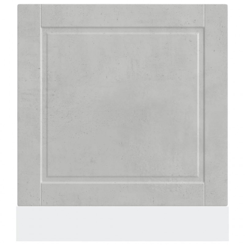 Panel do zmywarki, Porto, szarość betonu, 60x1,5x67 cm