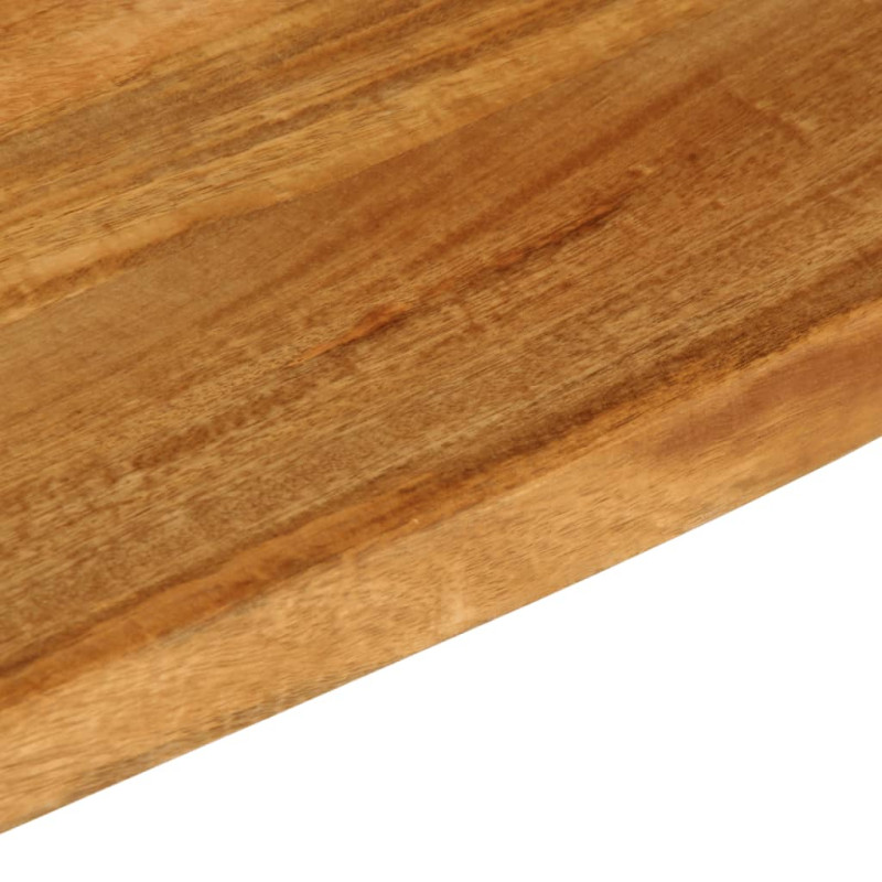 Blat stołu z naturalną krawędzią, 100x30x2,5 cm, drewno mango
