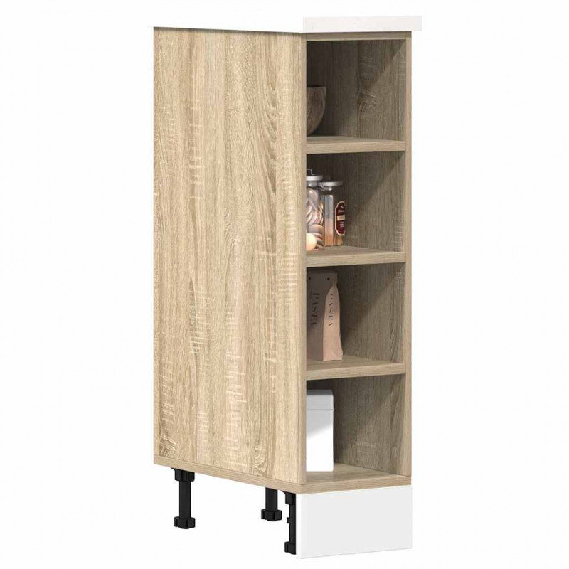 Dolna szafka "Riga" Sonoma Oak 20x44,5x81,5 cm Drewno klejone