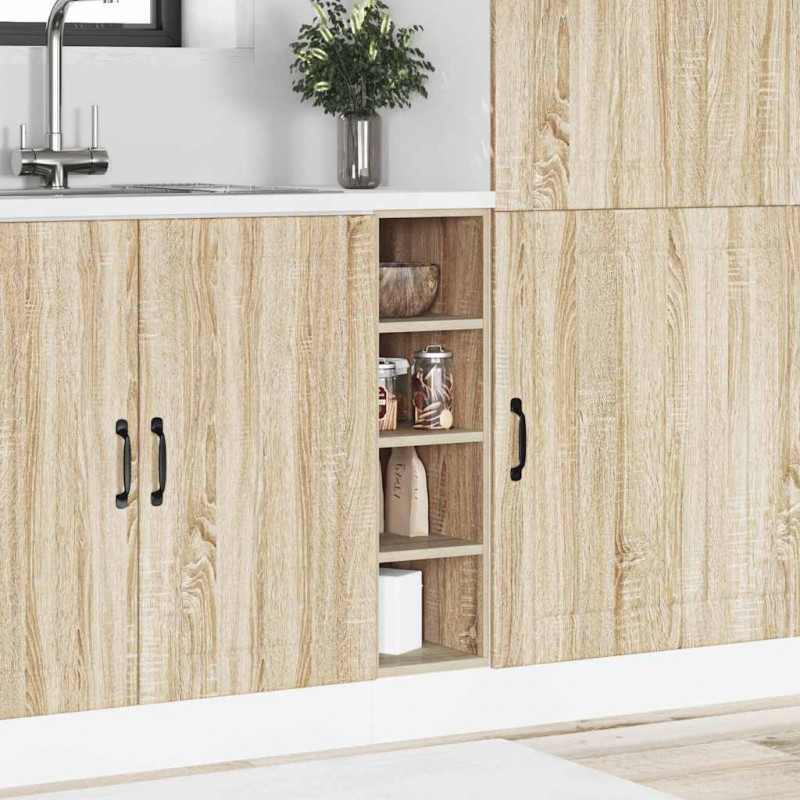 Dolna szafka "Riga" Sonoma Oak 20x44,5x81,5 cm Drewno klejone