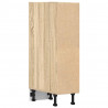 Dolna szafka "Riga" Sonoma Oak 20x44,5x81,5 cm Drewno klejone