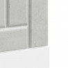 Panel do zmywarki Lucca szarość betonu materiał drewnopochodny